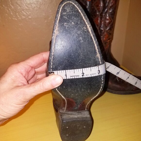Vintage Texas Brand Cowboy Boots, 7.5D - Picture 9 of 11